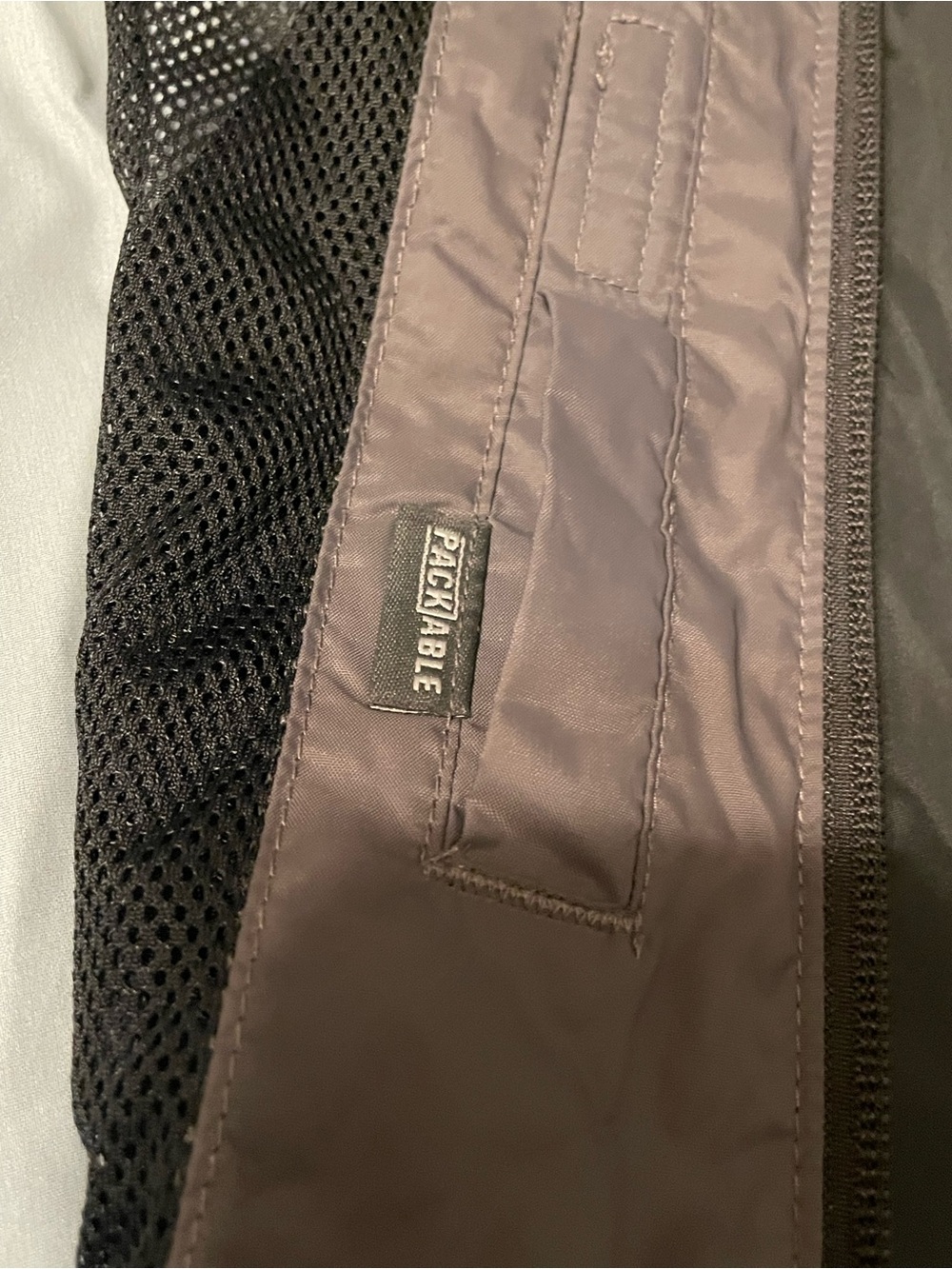 Columbia Two-Tone Black and Gray Windbreaker Jacket - Picture 3 of 15